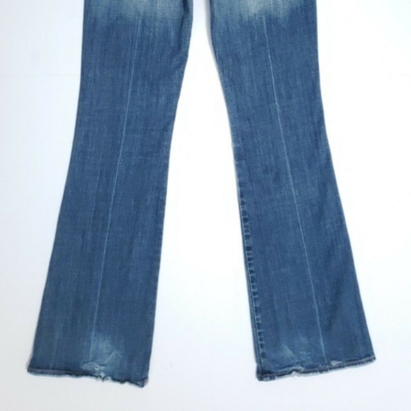 7 for all Mankind A POCKET Boot Cut Faded Jeans 29 - Picture 6 of 8